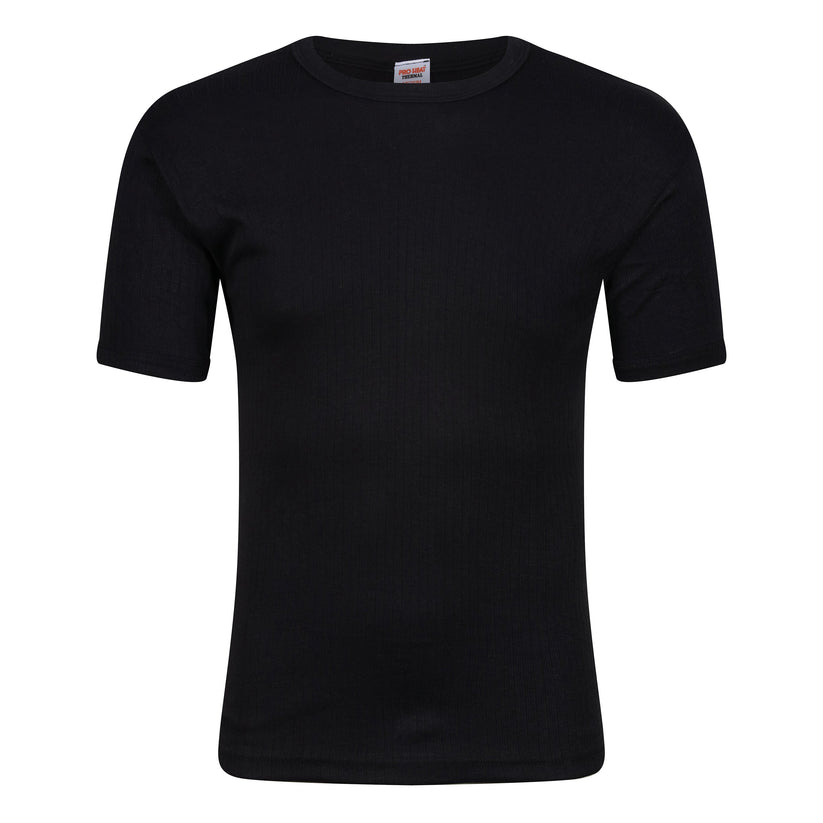 Mens Thermal Short Sleeve T Shirt Warm Base Layer Heat Retention Top - QHA UK