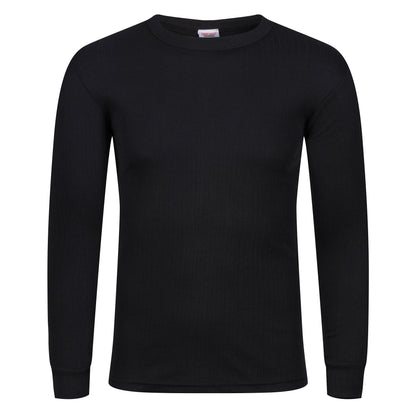 Mens Thermal Long Sleeve T-Shirt Warm Base Layer Heat Retention Top - QHA UK