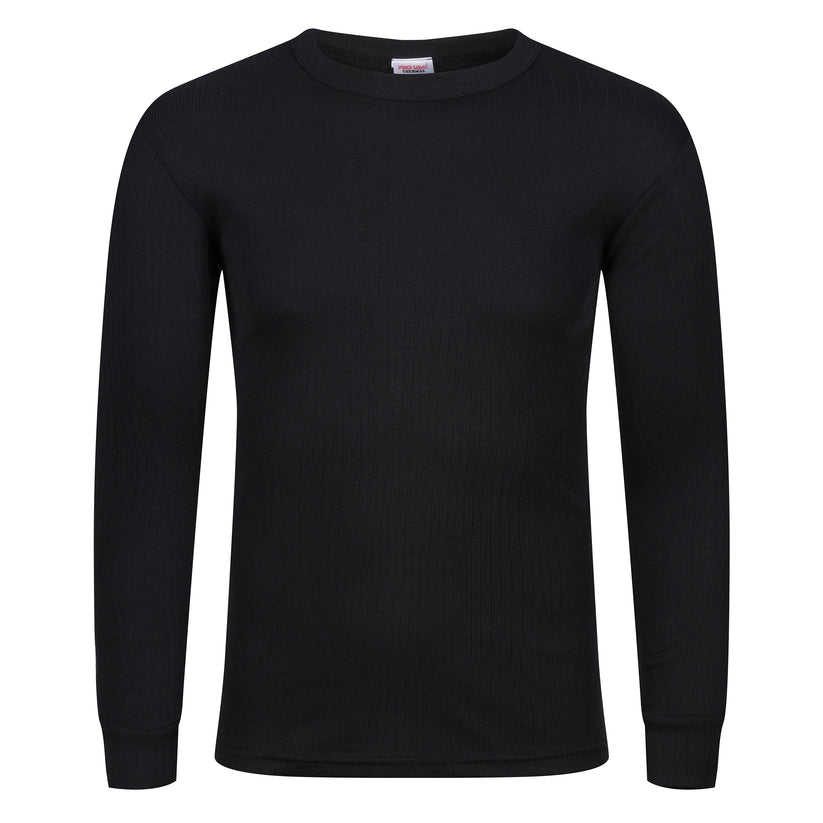 Mens Thermal Long Sleeve T-Shirt Warm Base Layer Heat Retention Top - QHA UK