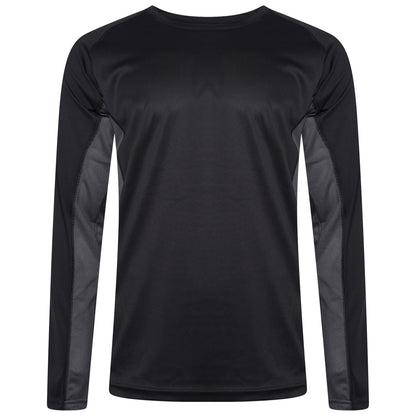 Roly Mens Quick Dry Long Sleeve Sports T-Shirt Breathable Gym Top - QHA UK