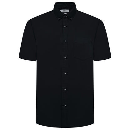M&S Ultimate Pure Cotton Oxford Shirt Mens Short Sleeve S-4XL - QHA UK