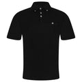 Evryone Mens Cotton Pique Polo Shirt Button Collar Short Sleeve Casual Top - QHA UK