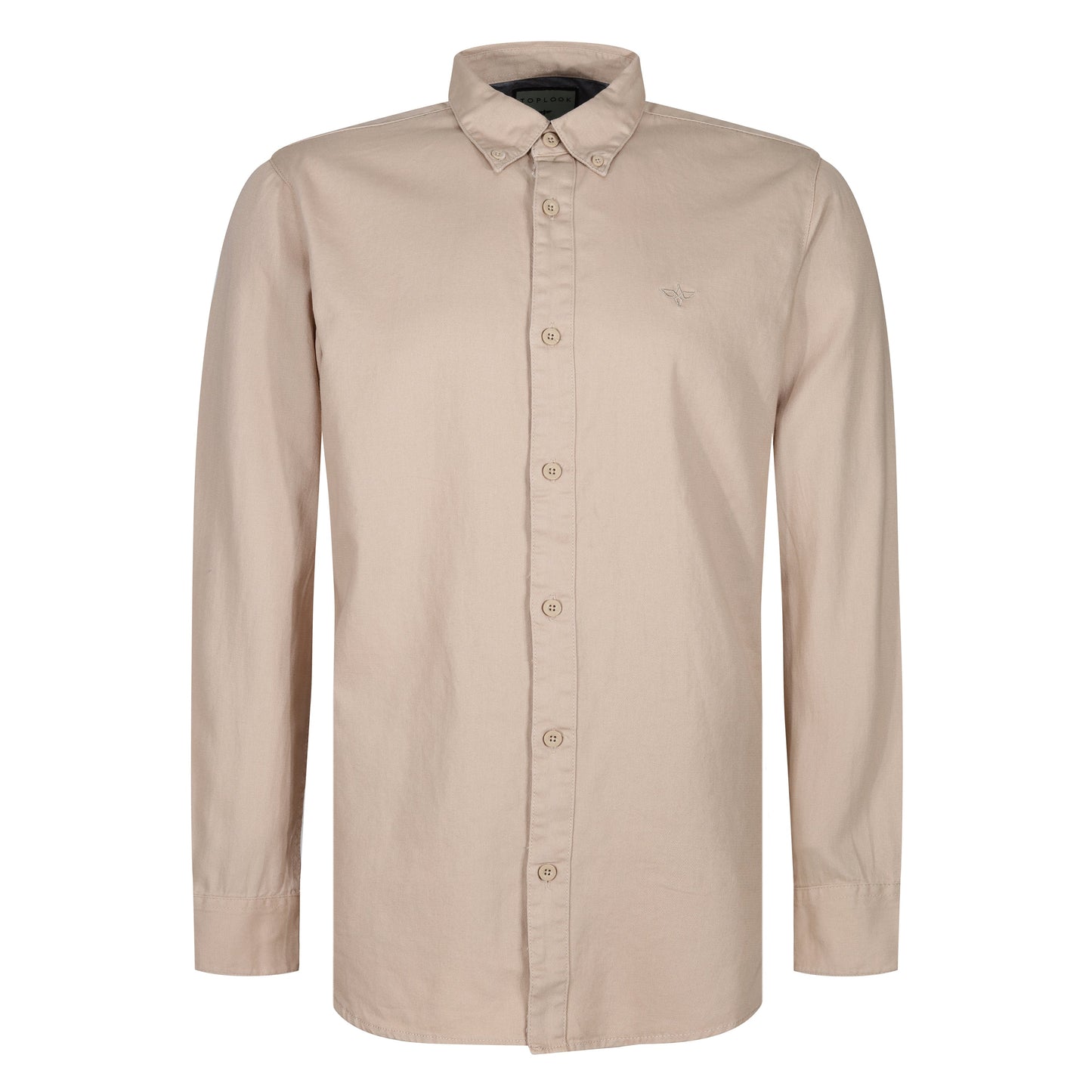 TL London Mens 100% Cotton Shirt Long Sleeve Button Down Smart Casual Regular Fit - QHA UK