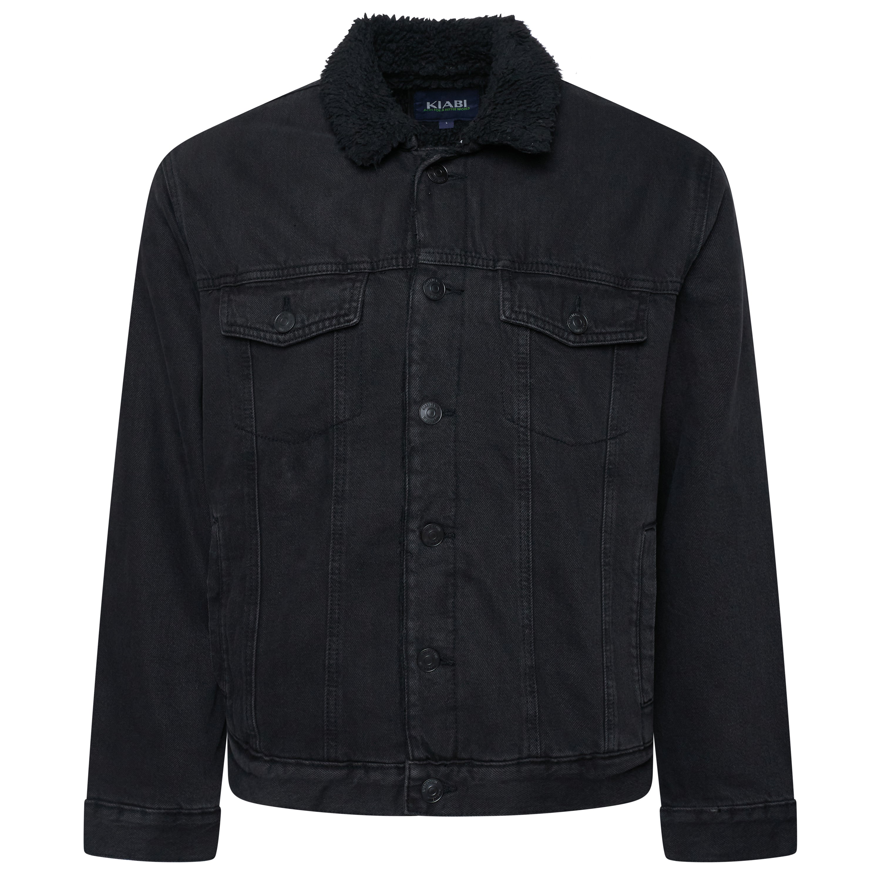 Kiabi Sherpa Fleece Lined Denim Jacket