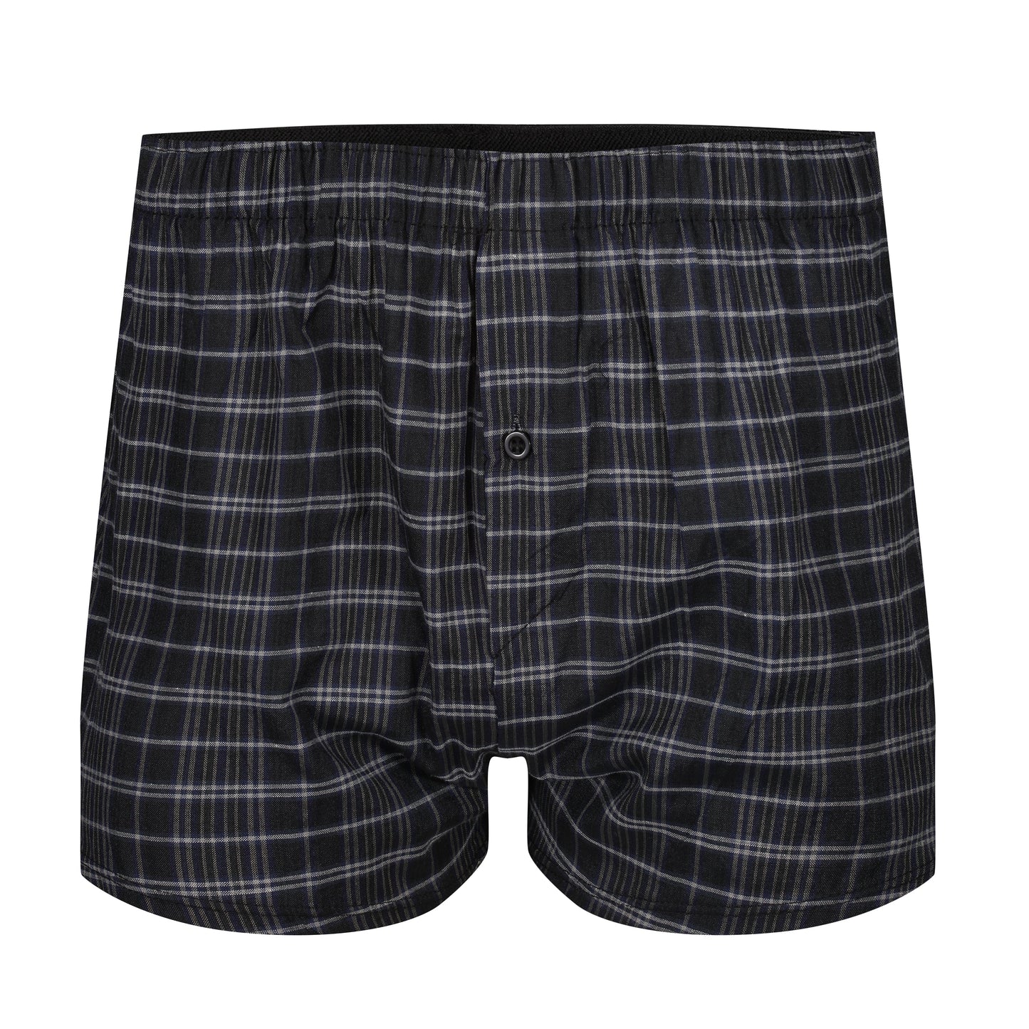 Payden Mens 3 Pack Check Boxer Shorts Cotton Rich Underwear S-2XL - QHA UK