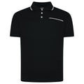 Evryone Mens Cotton Polo Shirt Contrast Tipped Short Sleeve Smart Casual Top - QHA UK