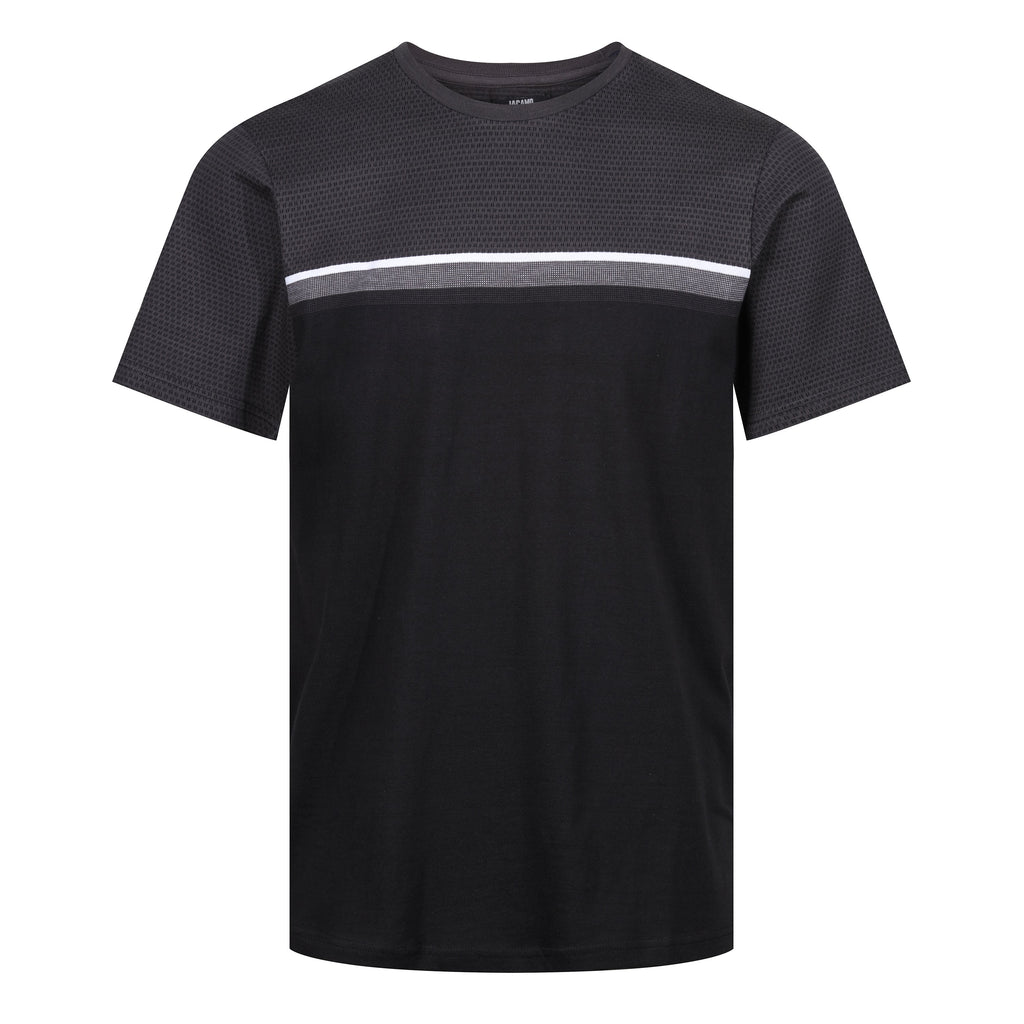 Jacamo Textured Colourblock T-Shirt
