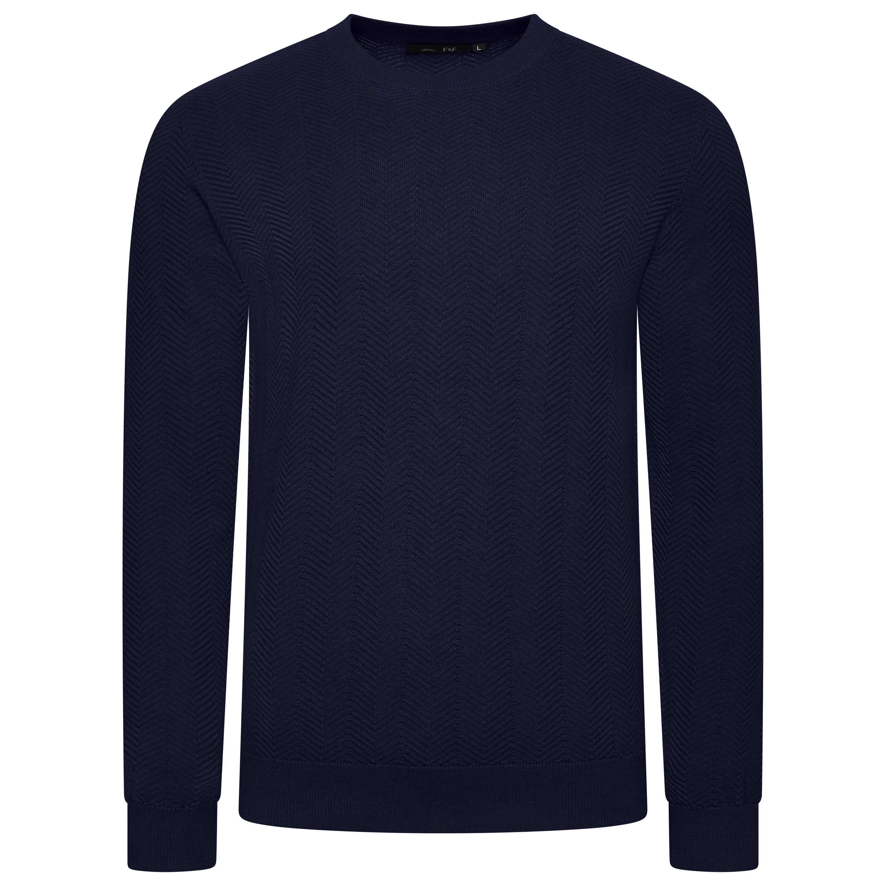 F&F Chevron Knit Pullover Jumper
