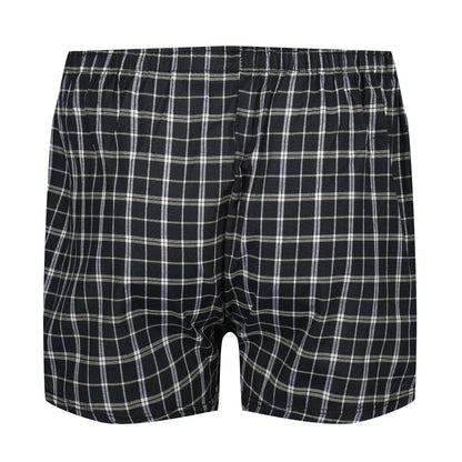 Payden Mens 3 Pack Check Boxer Shorts Cotton Rich Underwear S-2XL - QHA UK