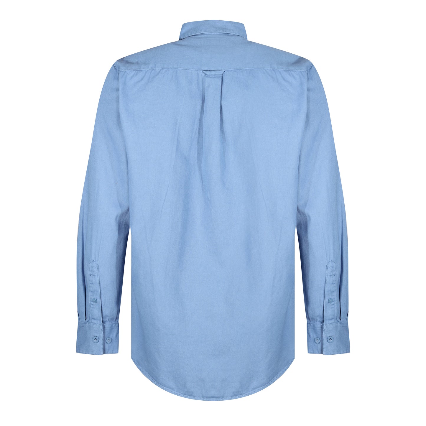 TL London Mens Cotton Button Down Shirt Long Sleeve Smart Casual Work Formal Top - QHA UK