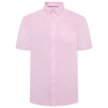 M&S Ultimate Pure Cotton Oxford Shirt Mens Short Sleeve S-4XL - QHA UK