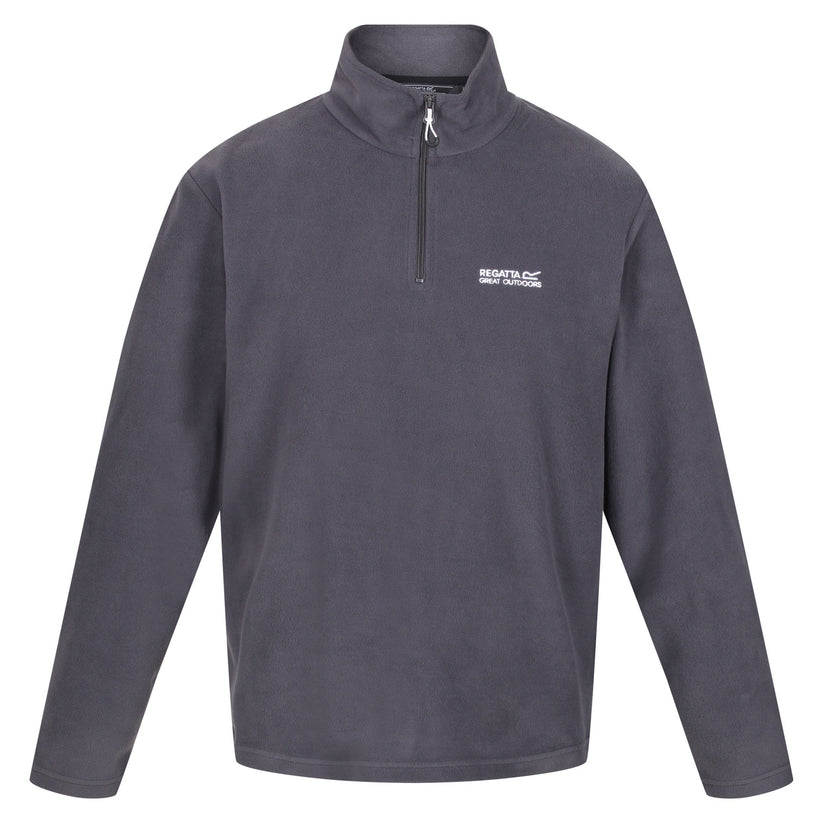 Regatta Mens Thompson Fleece 1/4 Zip Lightweight Anti Pill Pullover - QHA UK