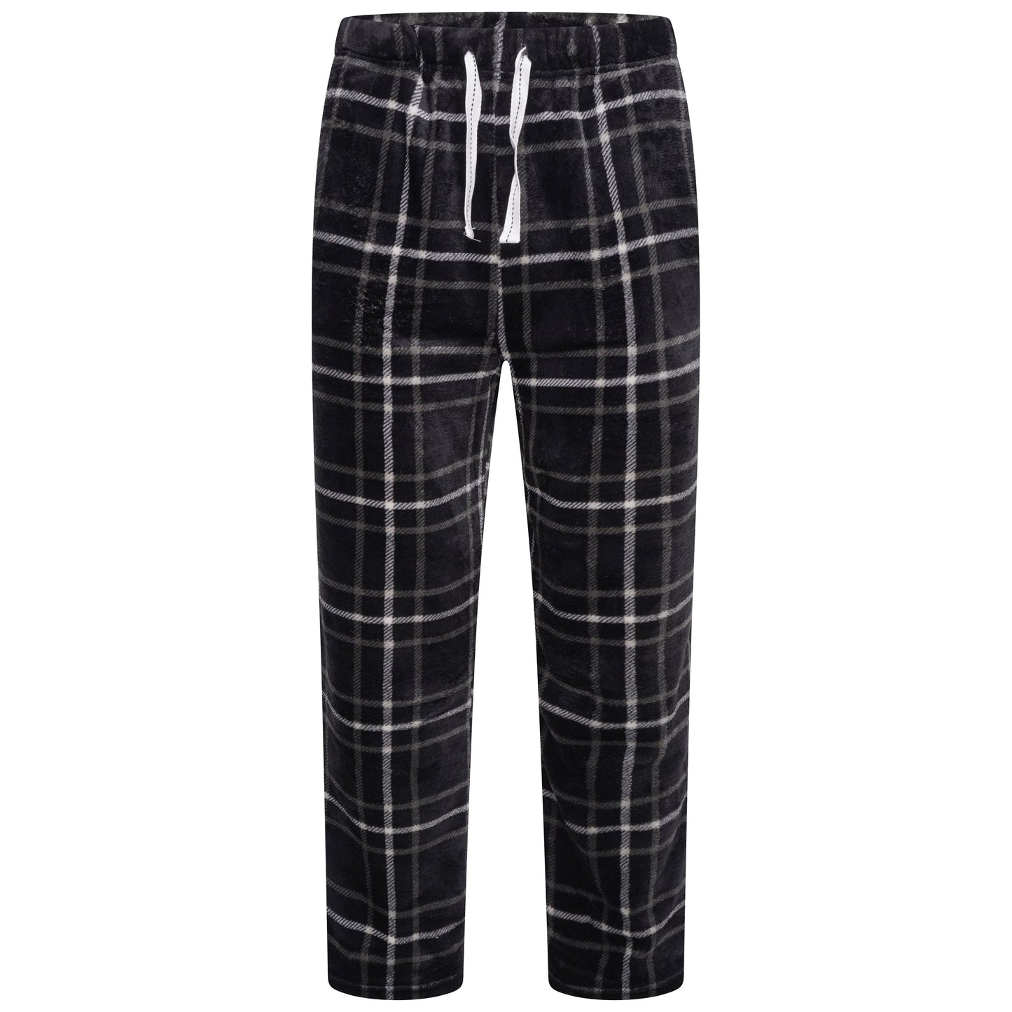 Mens Plush Fleece Lounge Set Pyjama Tracksuit Soft Warm Loungewear - QHA UK