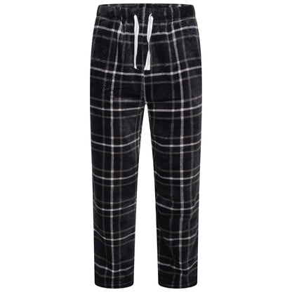 Mens Plush Fleece Lounge Set Pyjama Tracksuit Soft Warm Loungewear - QHA UK