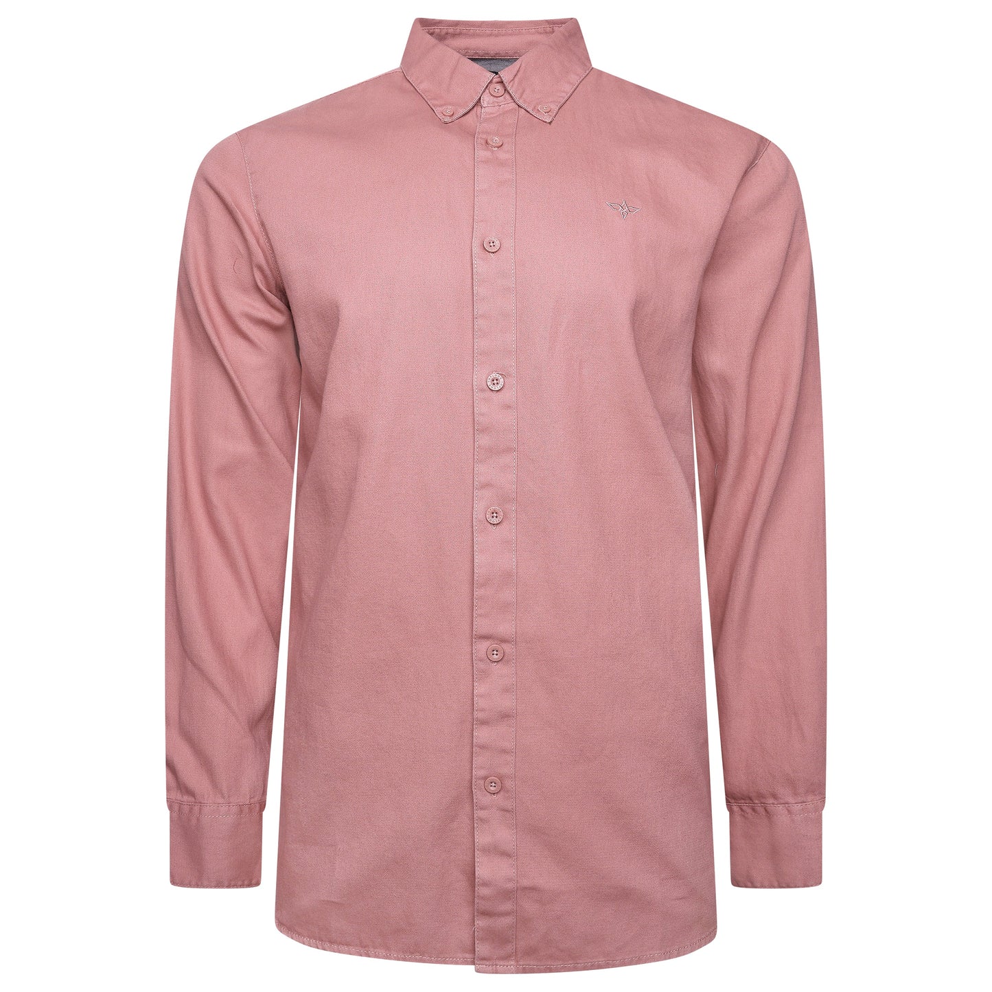 TL London Mens 100% Cotton Shirt Long Sleeve Button Down Smart Casual Regular Fit - QHA UK