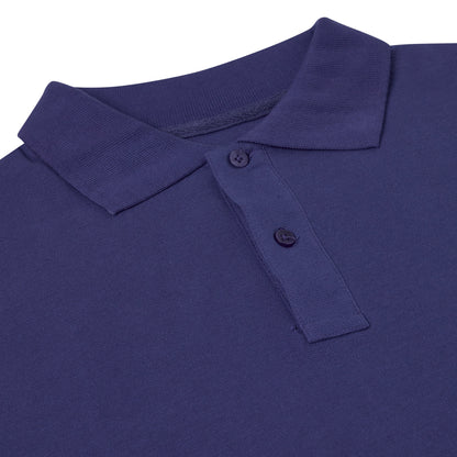 Mens 100% Cotton Polo Shirt Short Sleeve Pique Casual Work Top - QHA UK