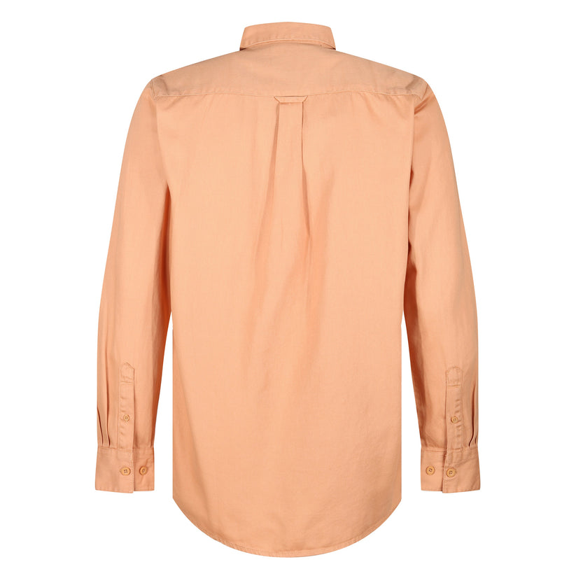 TL London Mens Cotton Button Down Shirt Long Sleeve Smart Casual Work Formal Top - QHA UK