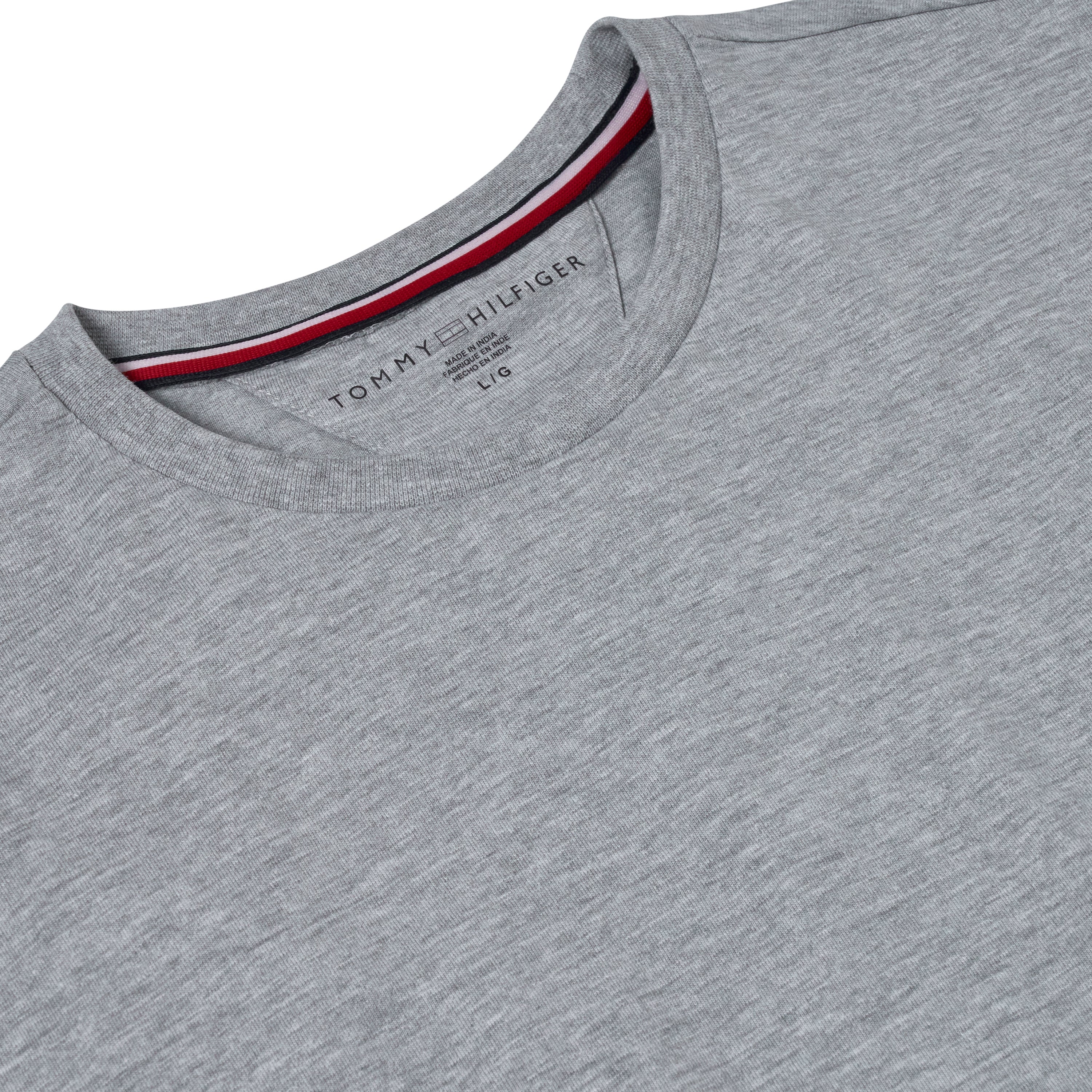 Tommy Hilfiger Mens Embroidered Logo Cotton Crew Neck T-Shirt S-2XL - QHA UK