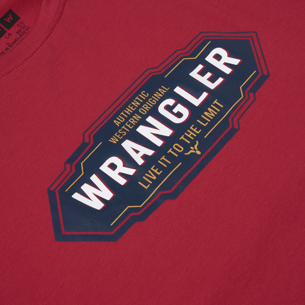 Wrangler Men's Live It To The Limit Cotton Stretch T-Shirt 6 Colours S–2XL