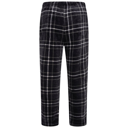 Mens Plush Fleece Lounge Set Pyjama Tracksuit Soft Warm Loungewear - QHA UK