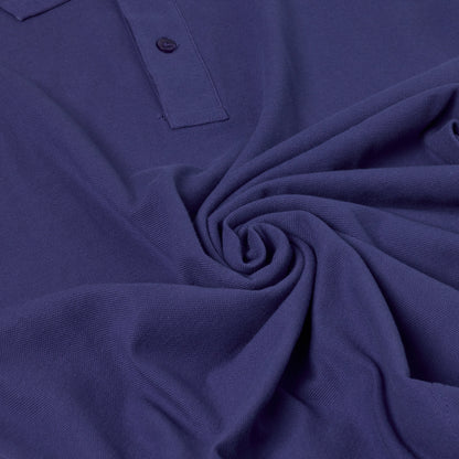 Mens 100% Cotton Polo Shirt Short Sleeve Pique Casual Work Top - QHA UK