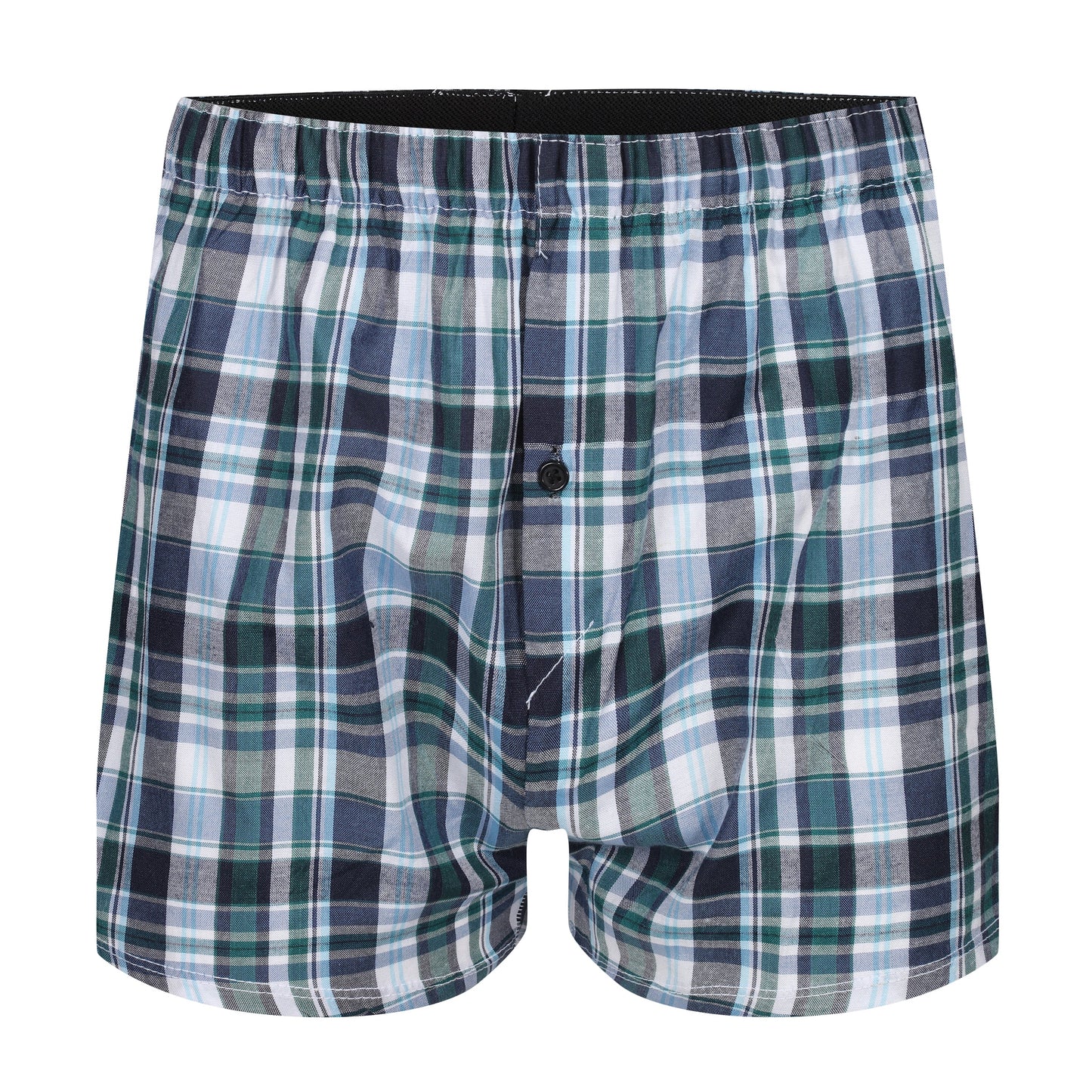 Payden Mens 3 Pack Check Boxer Shorts Cotton Rich Underwear S-2XL - QHA UK