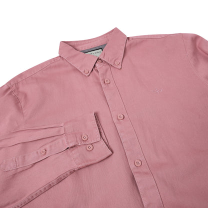 TL London Mens 100% Cotton Shirt Long Sleeve Button Down Smart Casual Regular Fit - QHA UK