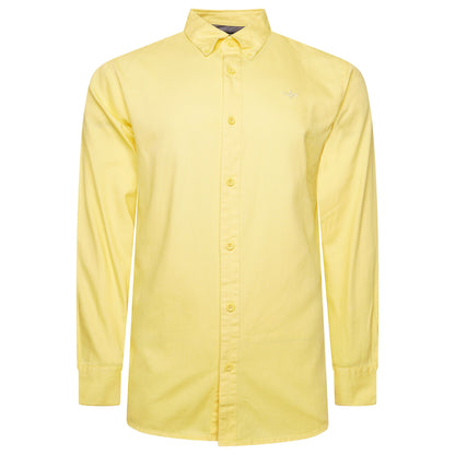 TL London Mens 100% Cotton Shirt Long Sleeve Button Down Smart Casual Regular Fit - QHA UK