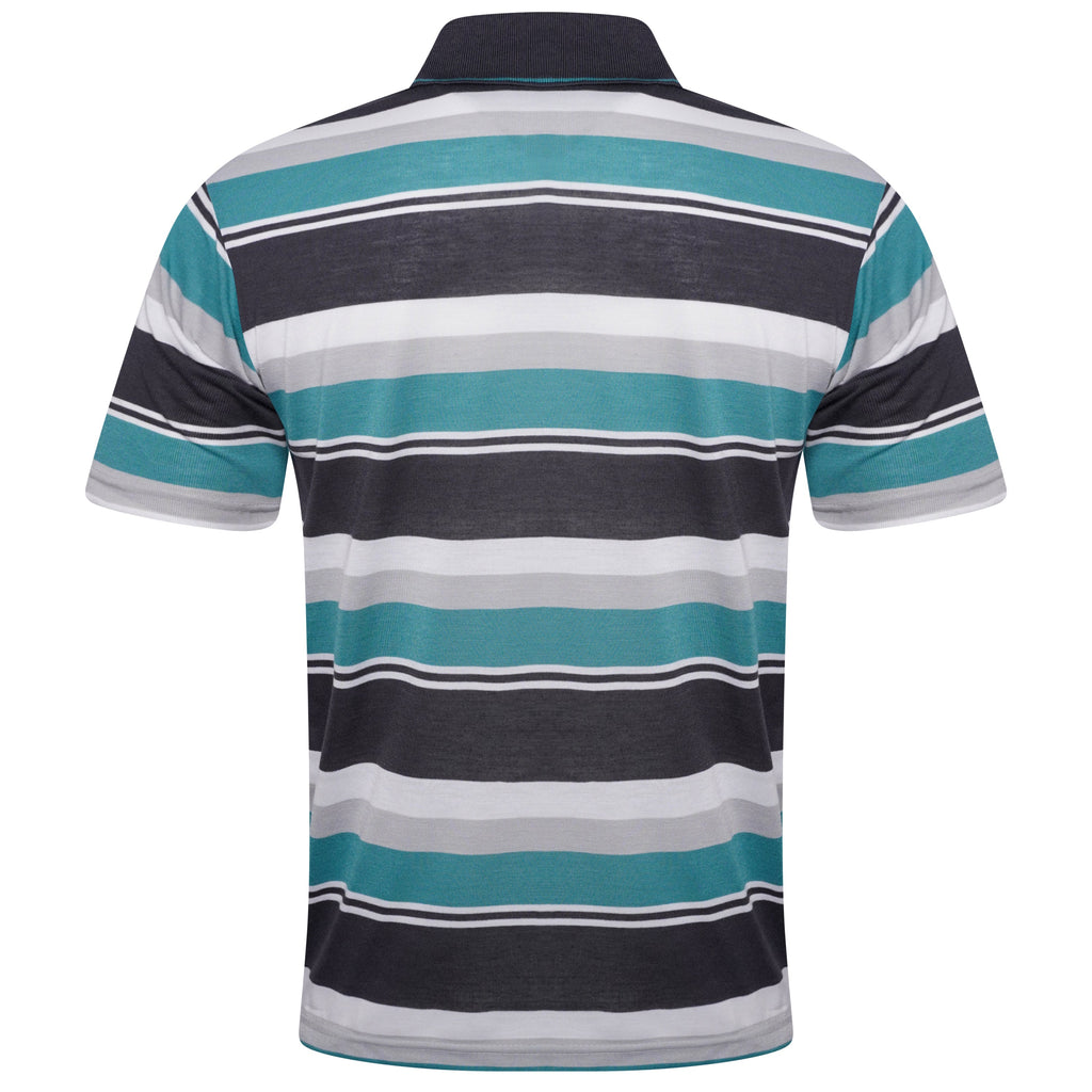 Charles Norton Brenden Striped Polo Shirt