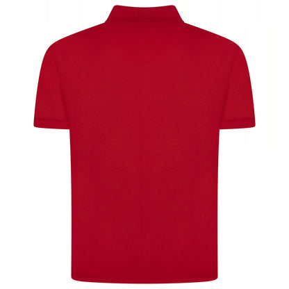 Mens 100% Cotton Polo Shirt Short Sleeve Pique Casual Work Top - QHA UK
