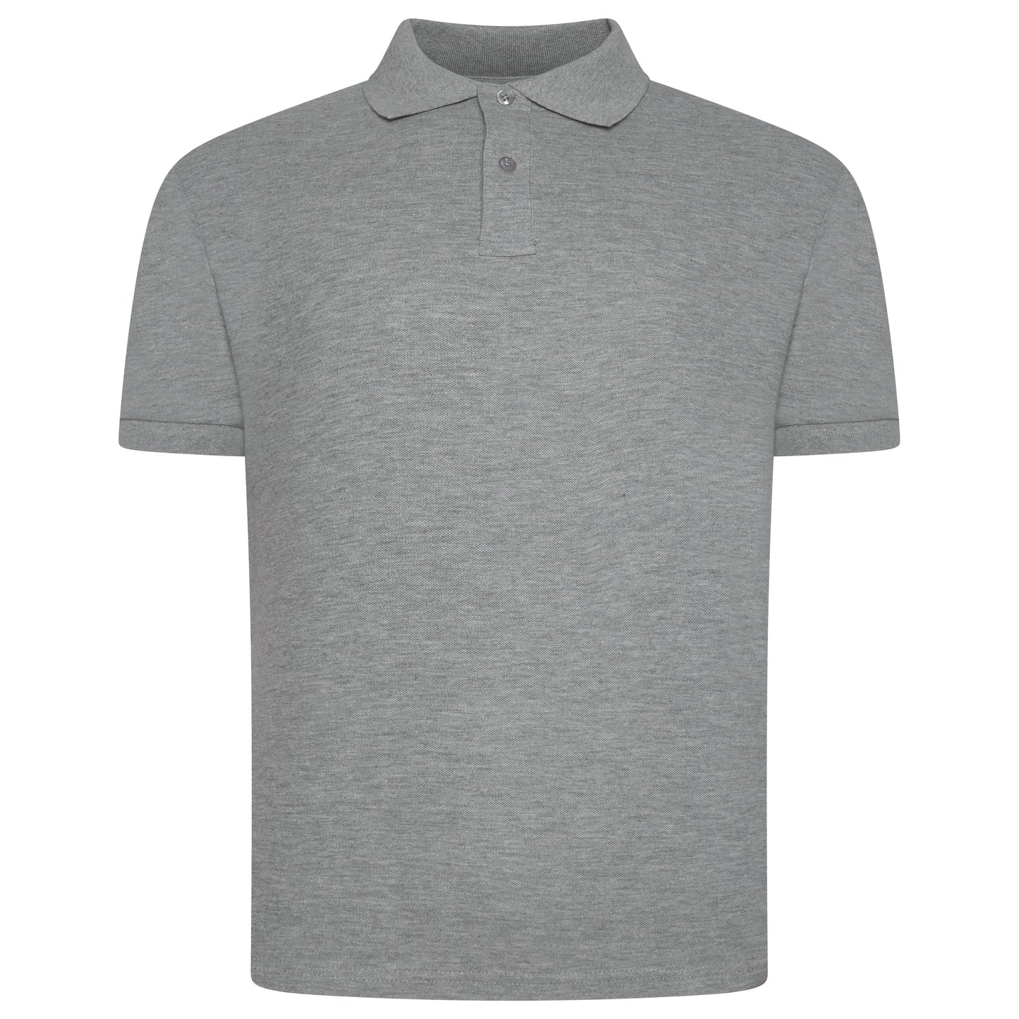 Mens 100% Cotton Polo Shirt Short Sleeve Pique Casual Work Top - QHA UK