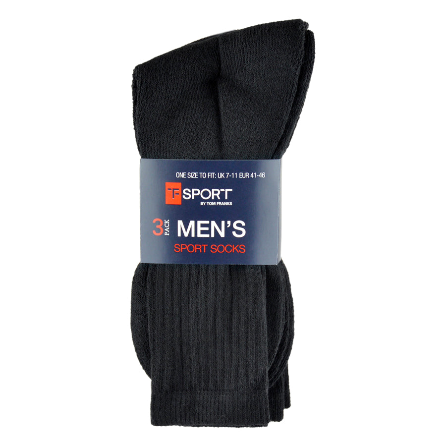 Tom Franks 3 Pairs Sport Socks - QHA UK