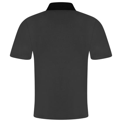 Evryone Mens Cotton Contrast Stripe Polo Shirt Short Sleeve Casual Smart Top - QHA UK