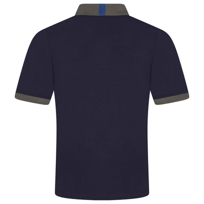 Mens Cotton Polo Shirt Contrast Collar Pique Casual T-Shirt S-2XL UK - QHA UK