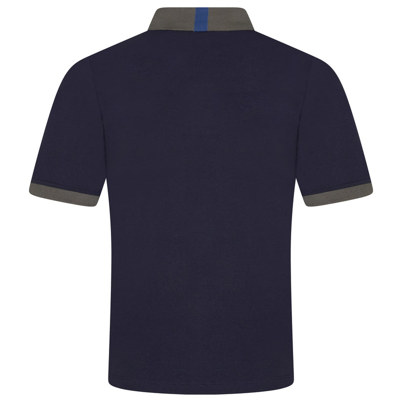 Mens Cotton Polo Shirt Contrast Collar Pique Casual T-Shirt S-2XL UK - QHA UK