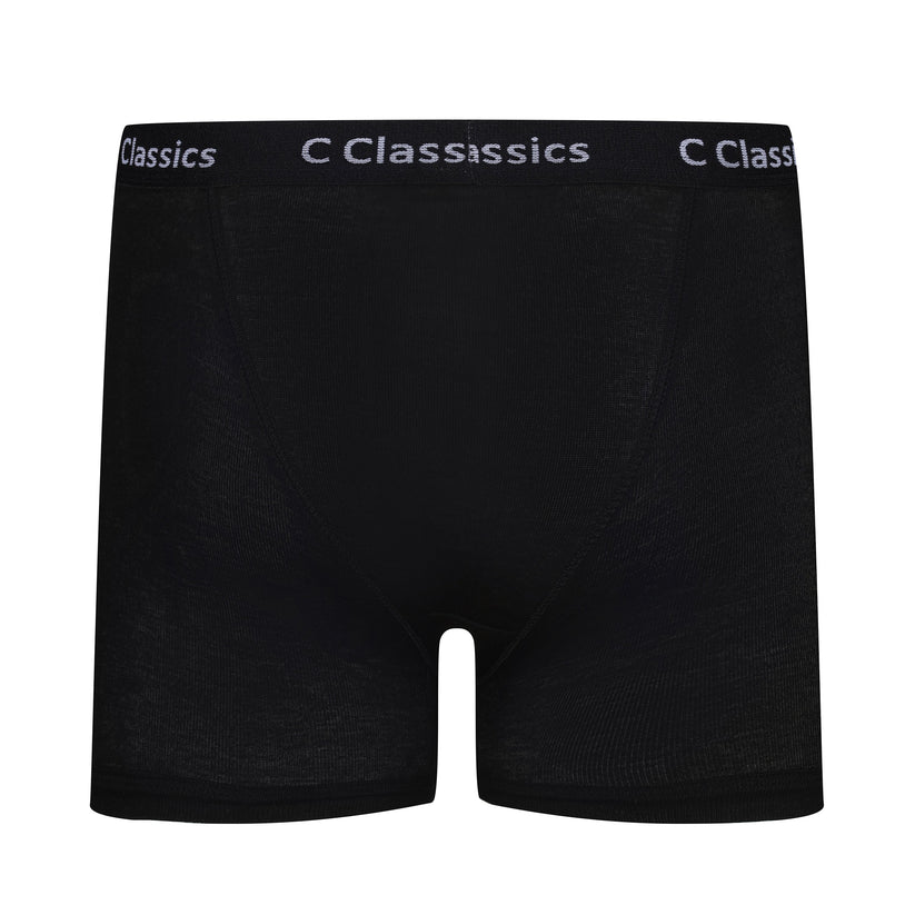 C Classics Mens 3 Pack Boxer Shorts Button Fly Cotton Rich Comfort Fit Underwear - QHA UK