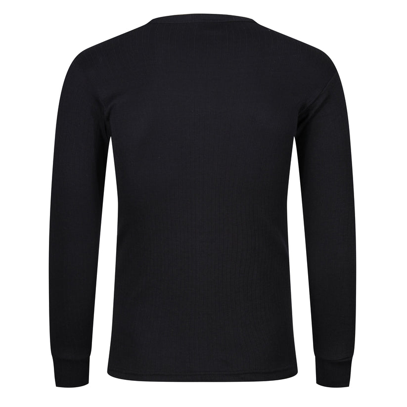Mens Thermal Long Sleeve T-Shirt Warm Base Layer Heat Retention Top - QHA UK