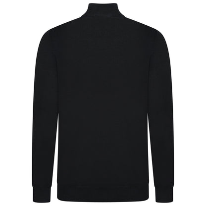 Mens Jacamo Quarter Zip Jumper Cotton Lightweight Knit Pullover S-6XL - QHA UK