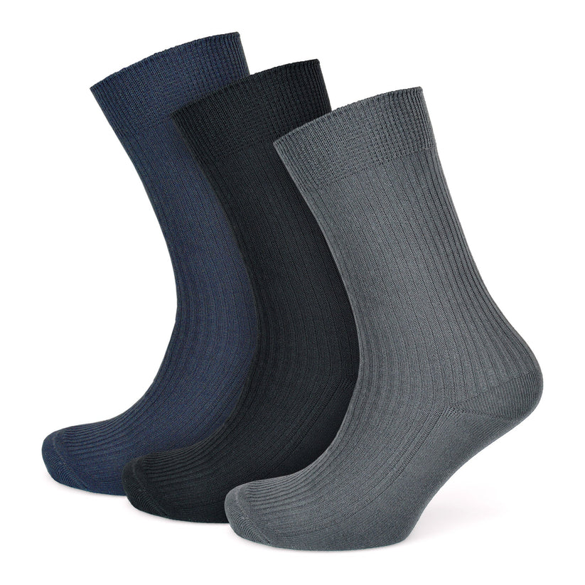 Tom Franks 3 Pairs Non Elasticated Socks - QHA UK