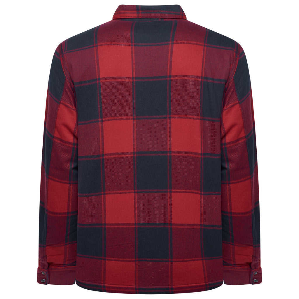 Wrangler Sherpa Flannel Shirt Jacket Heavyweight Snap Western Coat RRP: 74.99 - QHA UK