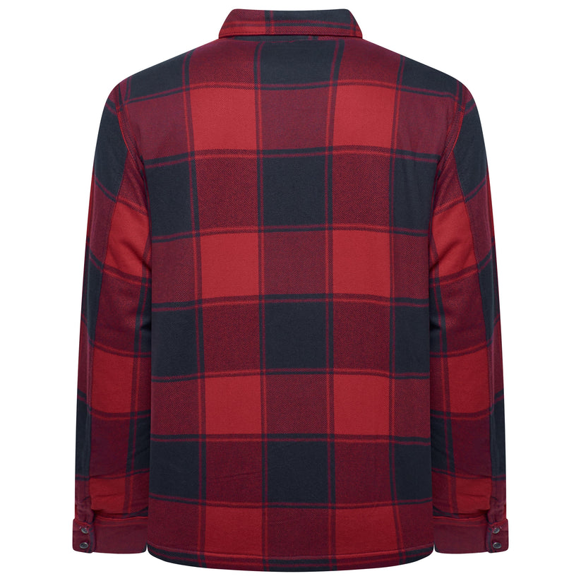 Wrangler Sherpa Flannel Shirt Jacket Heavyweight Snap Western Coat RRP: 74.99 - QHA UK