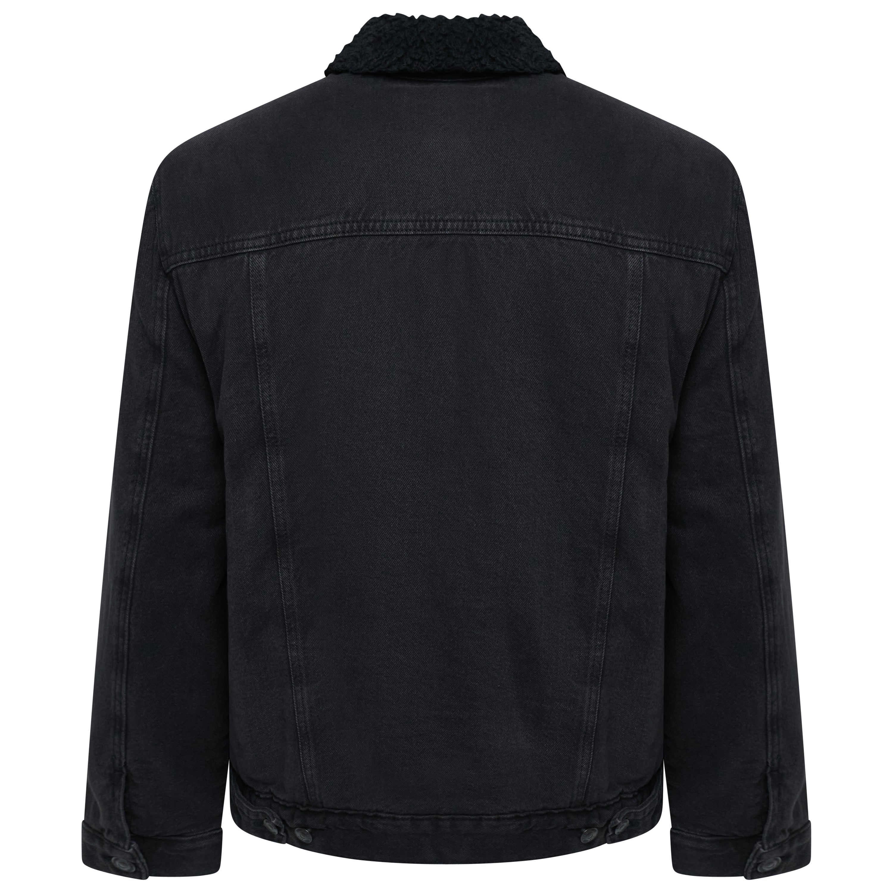 Kiabi Sherpa Fleece Lined Denim Jacket