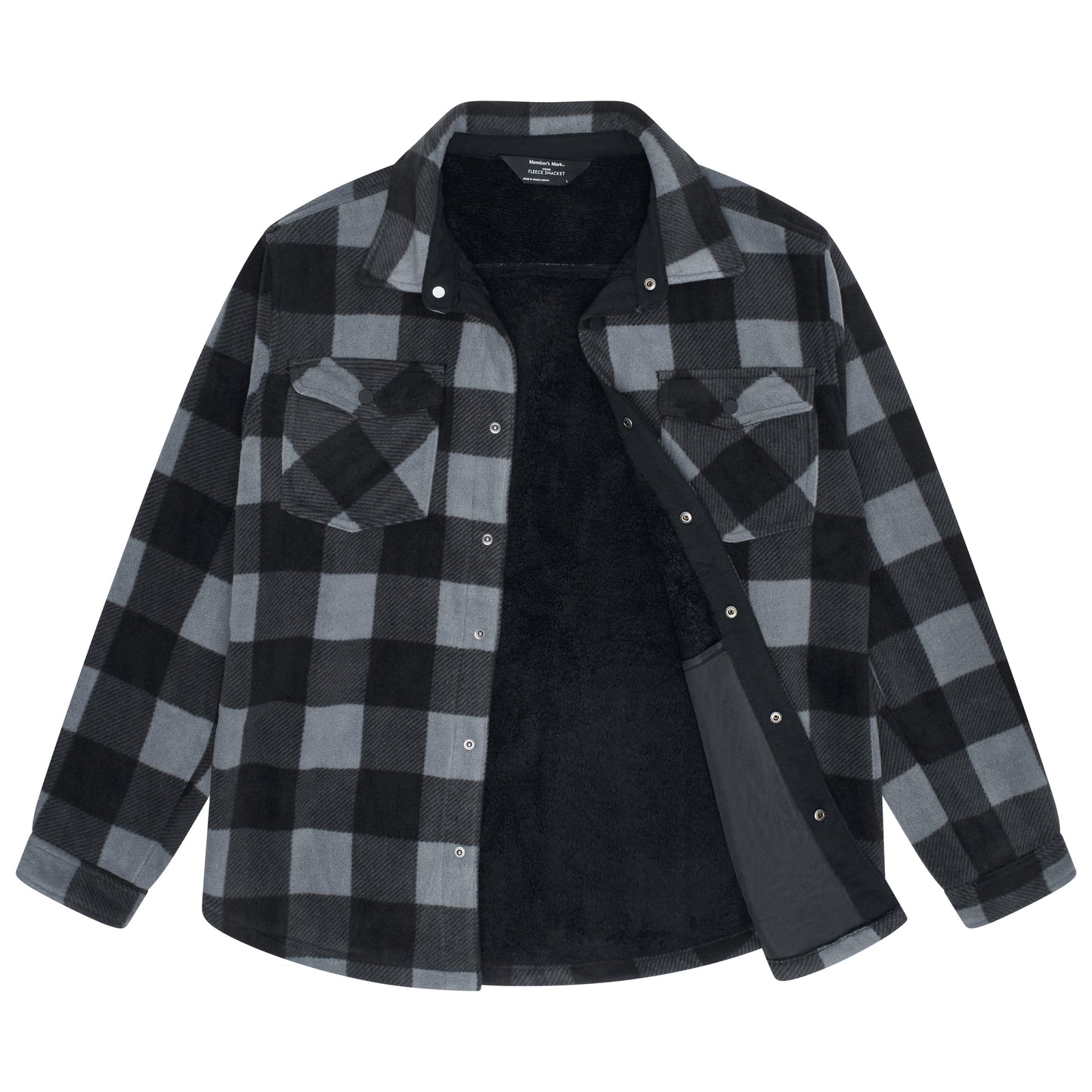 Member's Mark Sherpa Fleece Shacket Overshirt - QHA UK
