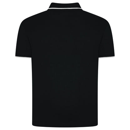 Evryone Mens Cotton Polo Shirt Contrast Tipped Short Sleeve Smart Casual Top - QHA UK
