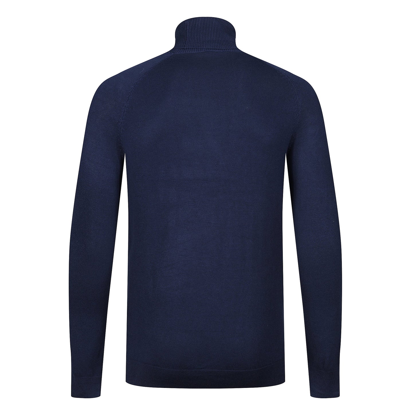 City Comfort Mens Turtle Roll Neck Jumper Lightweight Knit Sweater Casual Top - QHA UK