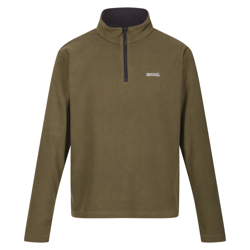 Regatta Mens Thompson Fleece 1/4 Zip Lightweight Anti Pill Pullover - QHA UK