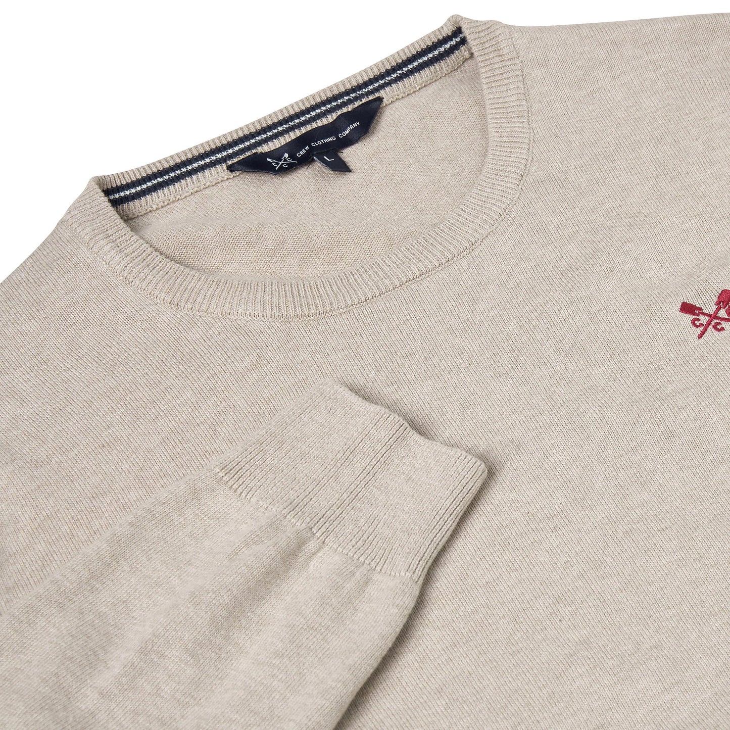 Crew Clothing Mens Cotton Crew Neck Jumper Random Colour XS-3XL RRP £55 - QHA UK