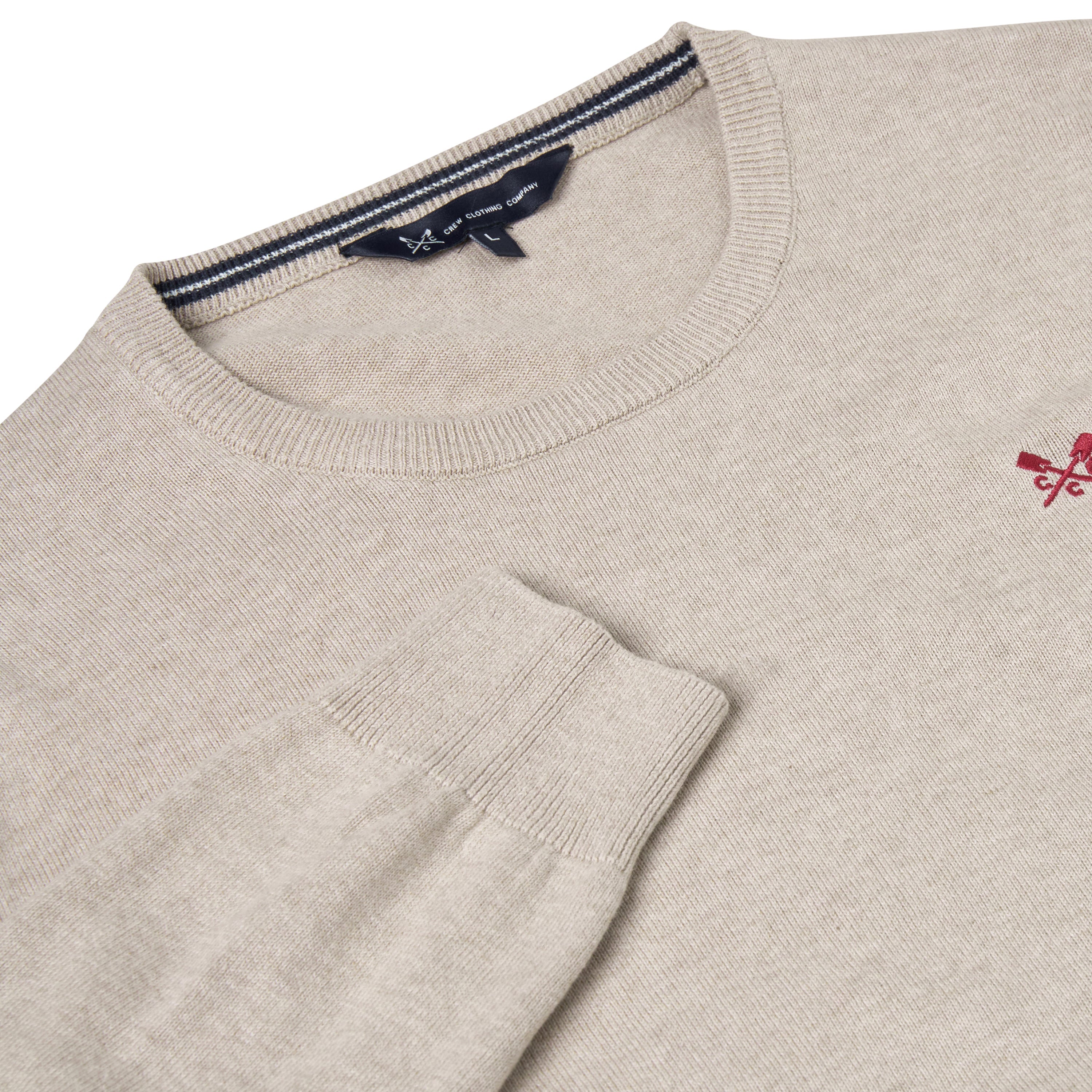 Crew Clothing Mens Cotton Crew Neck Jumper Random Colour XS-3XL RRP £55