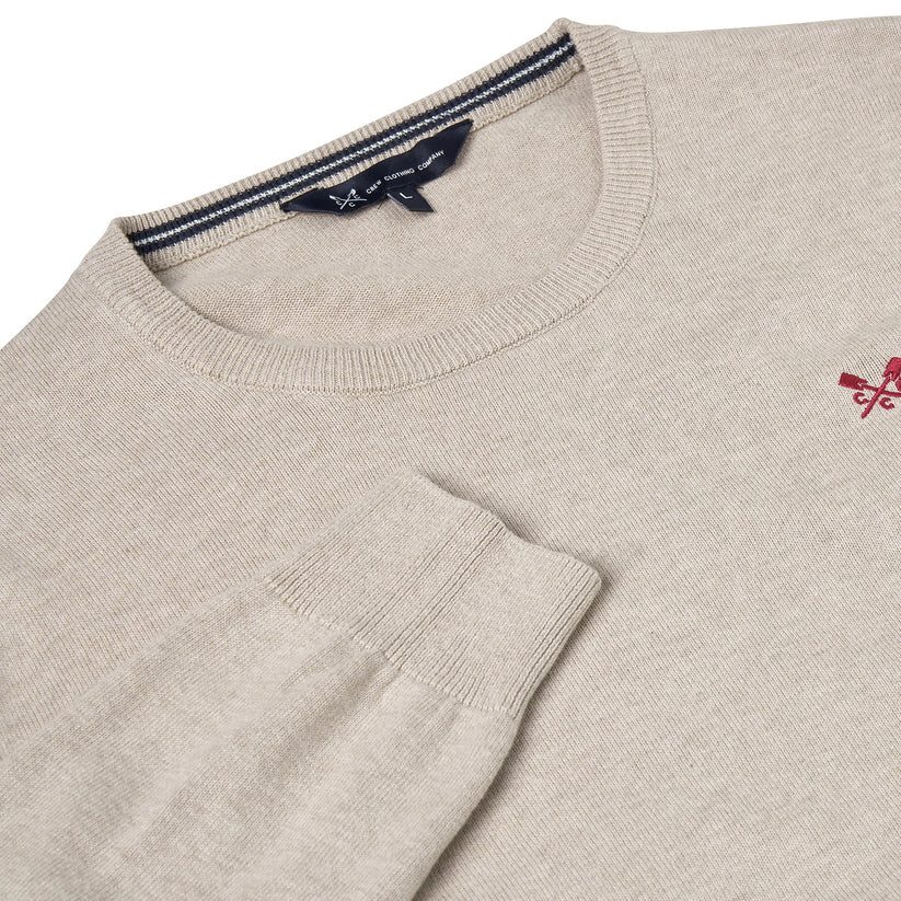 Crew Clothing Mens Cotton Crew Neck Jumper Random Colour XS-3XL RRP £55 - QHA UK