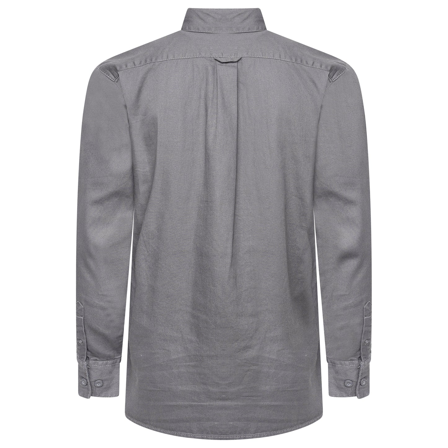 TL London Mens Cotton Button Down Shirt Long Sleeve Smart Casual Work Formal Top - QHA UK